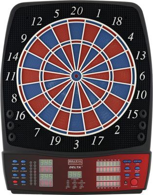 BULL'S Delta IV RB Sound Elektronik Dartboard RUSS BRAY Stimme E-Dartscheibe