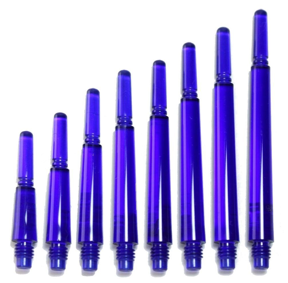 Cosmo Darts Fit Shafts Gear Normal Locked Klar Dunkelblau Shafts