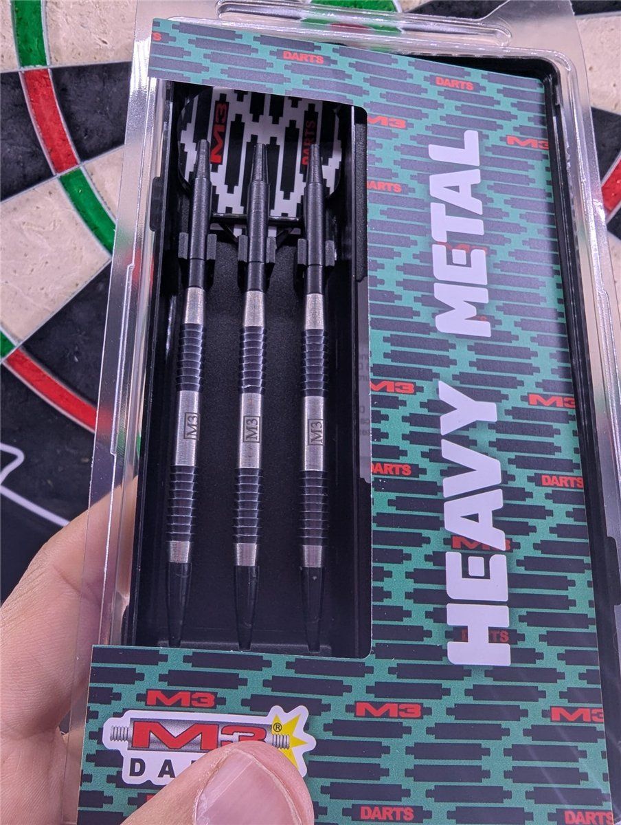 Dart-Set Soft Dart M3 Heavy Metal Black 20 Gramm Softdarts