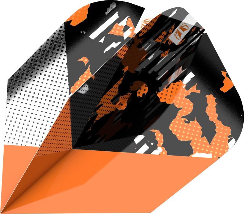 Target Pro Ultra Black & Orange Raymond van Barneveld 2022 Standard Ten-X Flights