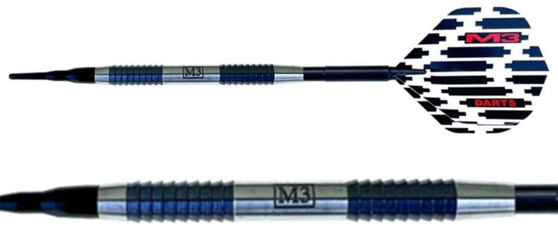 Dart-Set Soft Dart M3 Heavy Metal Black 20 Gramm Softdarts