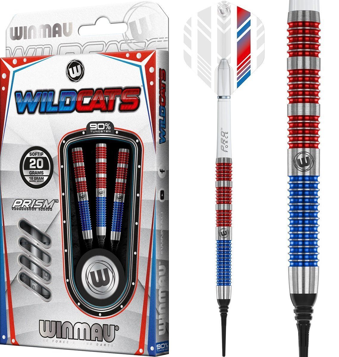 Winmau Wildcats Soft Dart Pfeile 20 Gramm Softdarts
