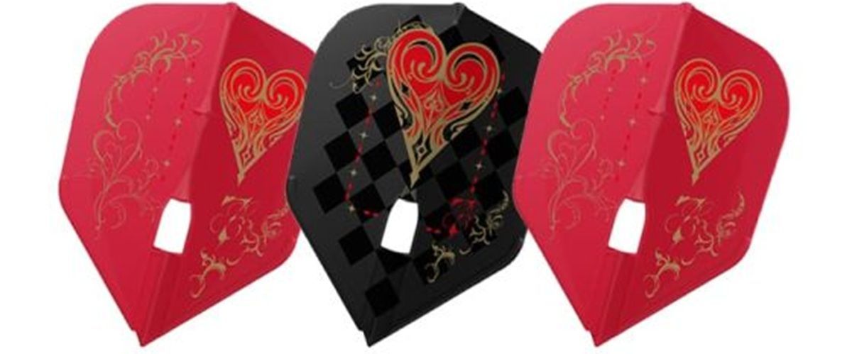 L-Style Signature Flights Pro DYNASTY L-Flight PRO NANA SANECHIKA Heart Shape L3 Flights
