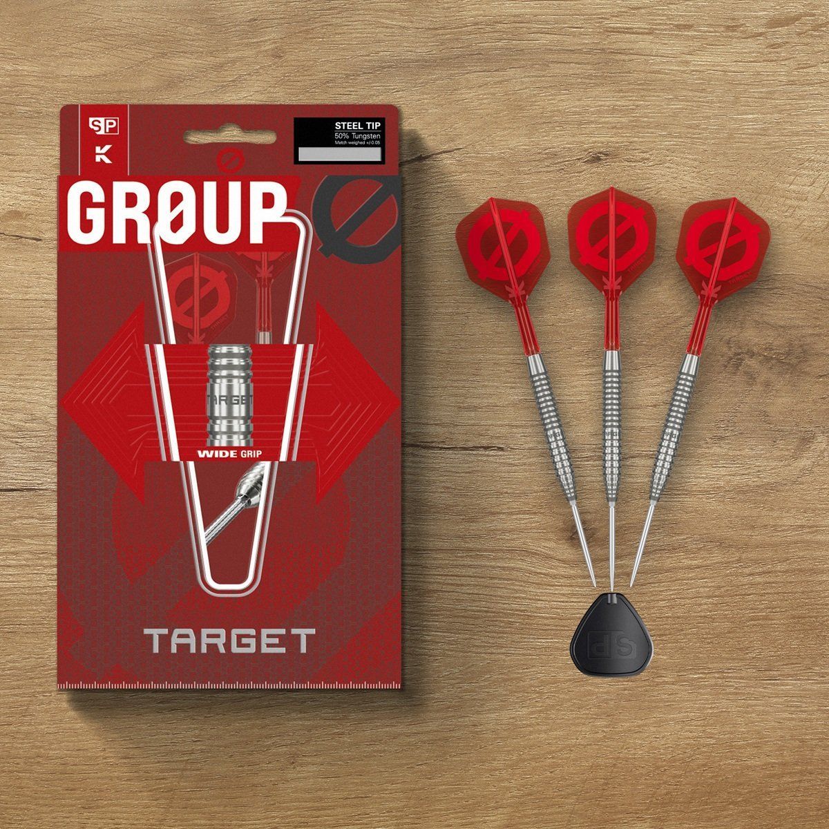 Target Group 02 SP 50% Steeldarts 21/23/25 Gram Steeldarts