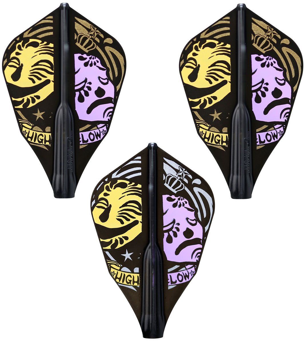 Cosmo Darts Fit Flights Air Shogo Yokumoto 3 W-Shape Flights