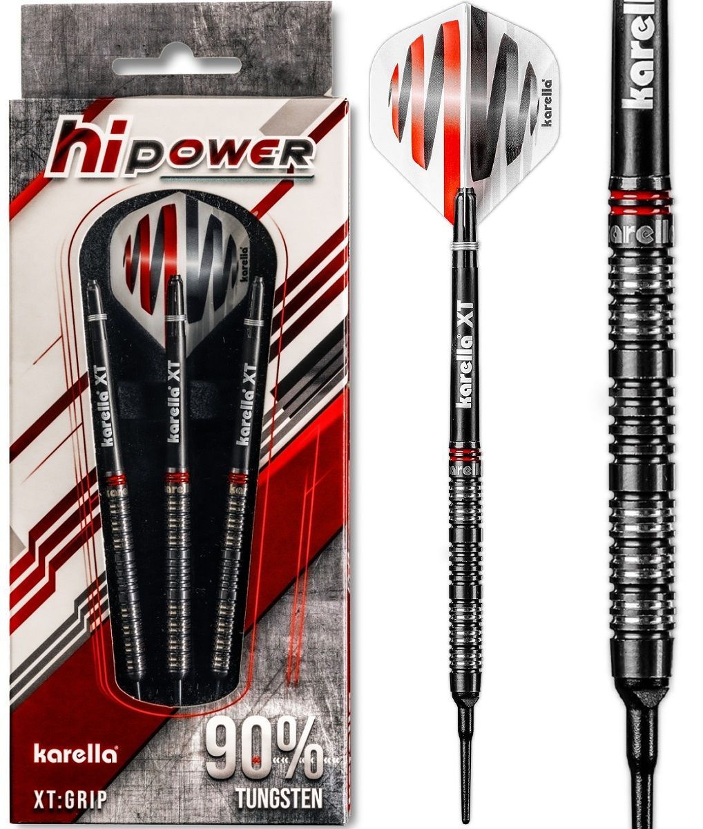 Karella HiPOWER Black 90% Softdart Pfeile 18/20 Gramm Softdarts