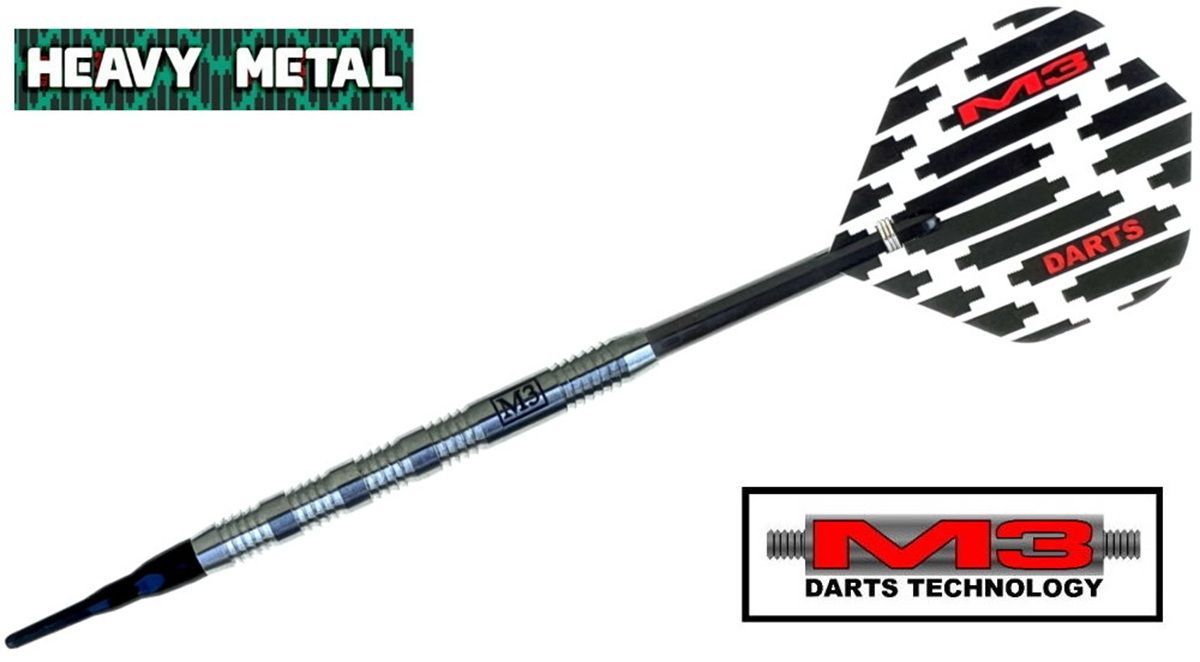 Dart-Set Soft Dart M3 Heavy Metal Shark 18 Gramm Softdarts