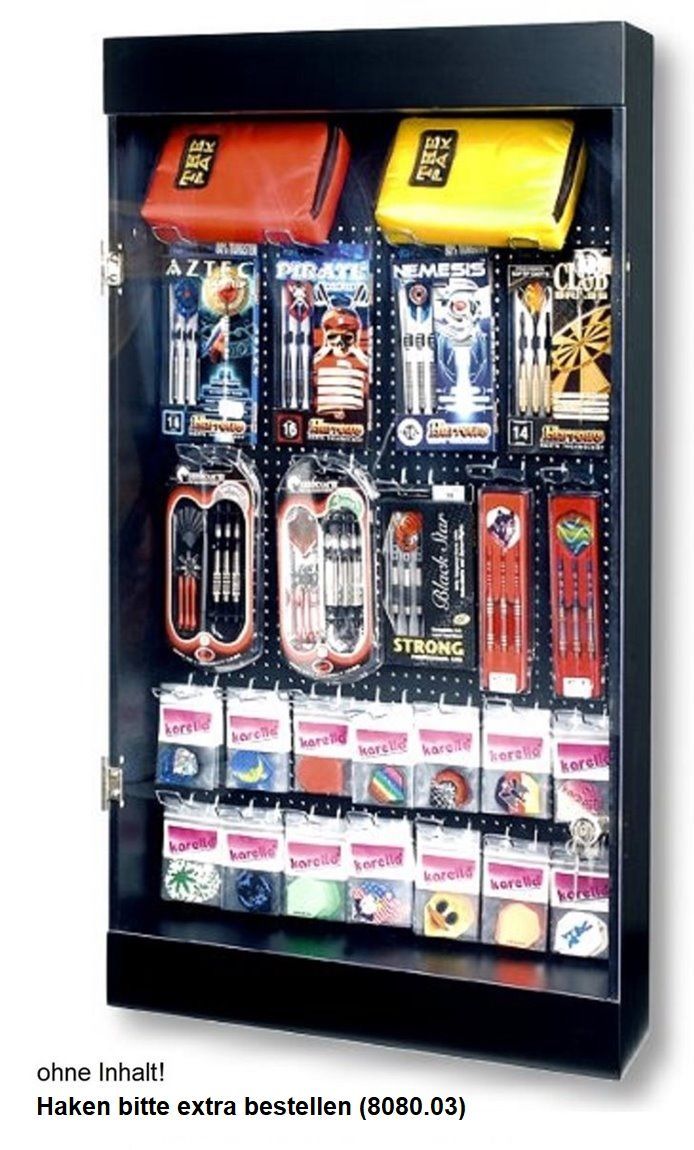Dartvitrine zum Befestigen an der Wand Vitrine für Dart