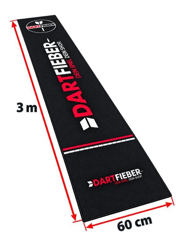 Darts Carpet Finish Dart Matte 60x300 cm mit Abwurfmarkierung Teppich Dart Schutzmatte