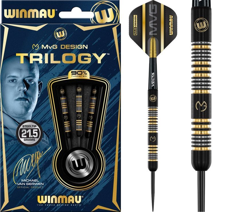Winmau Michael van Gerwen Trilogy Steeldarts 21,5/23/24 Gram Steeldarts