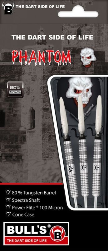 1 Satz BULL'S Phantom PT1 Steel Dart Pfeile 21g Steeldarts