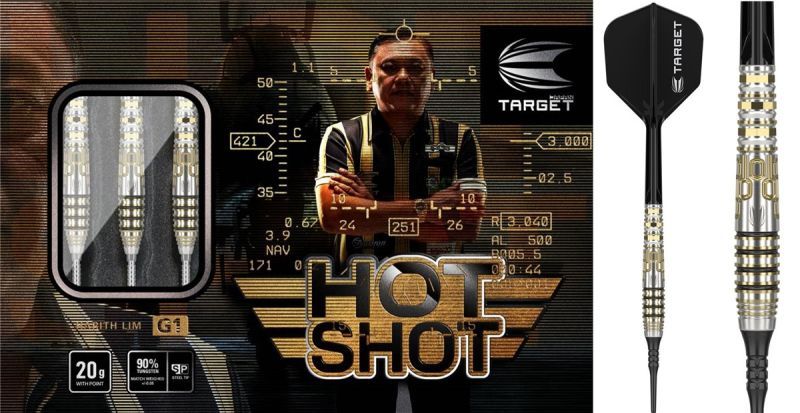 Target Harith Lim Hot Shot Prime Series 90% 2BA Softdarts 18 Gram Softdarts