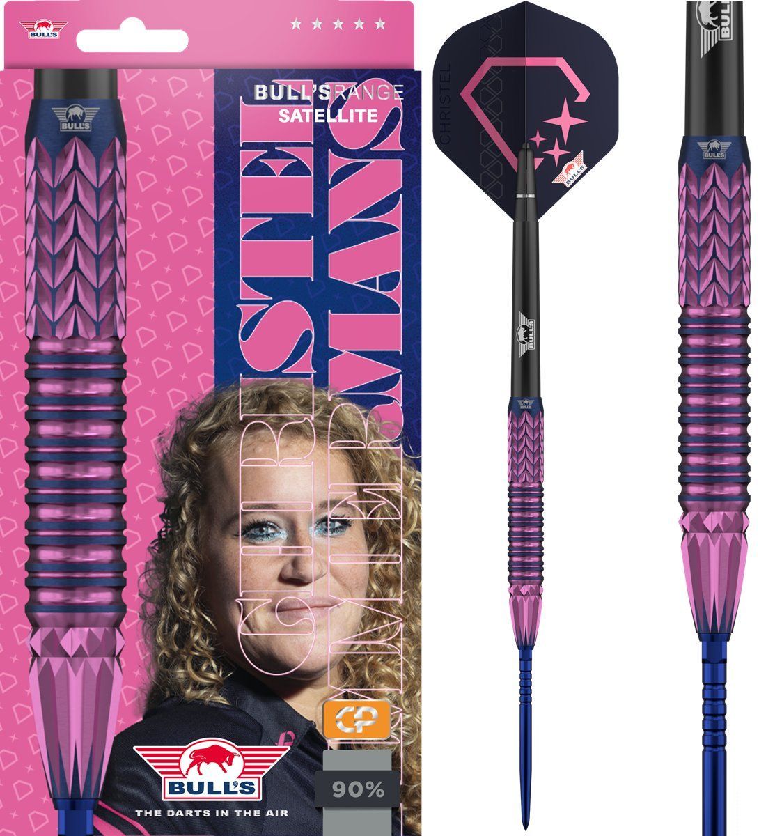Bull´s Christel Timmermans E2 CP 90% Steeldarts 23/25 Gramm Steeldarts