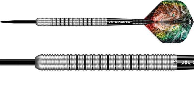 Mission Dominik Grüllich 95% Silver-Black Rings 21,5/23,5/25,5 Gram Steeldarts