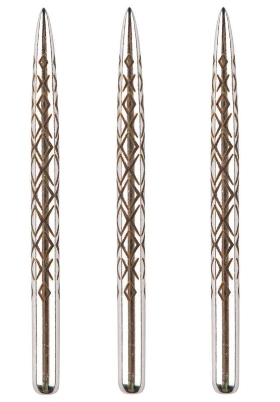 One80 Aztech Steel Dart Spitze Typ A Silver 32/34/36 mm Wechselspitzen