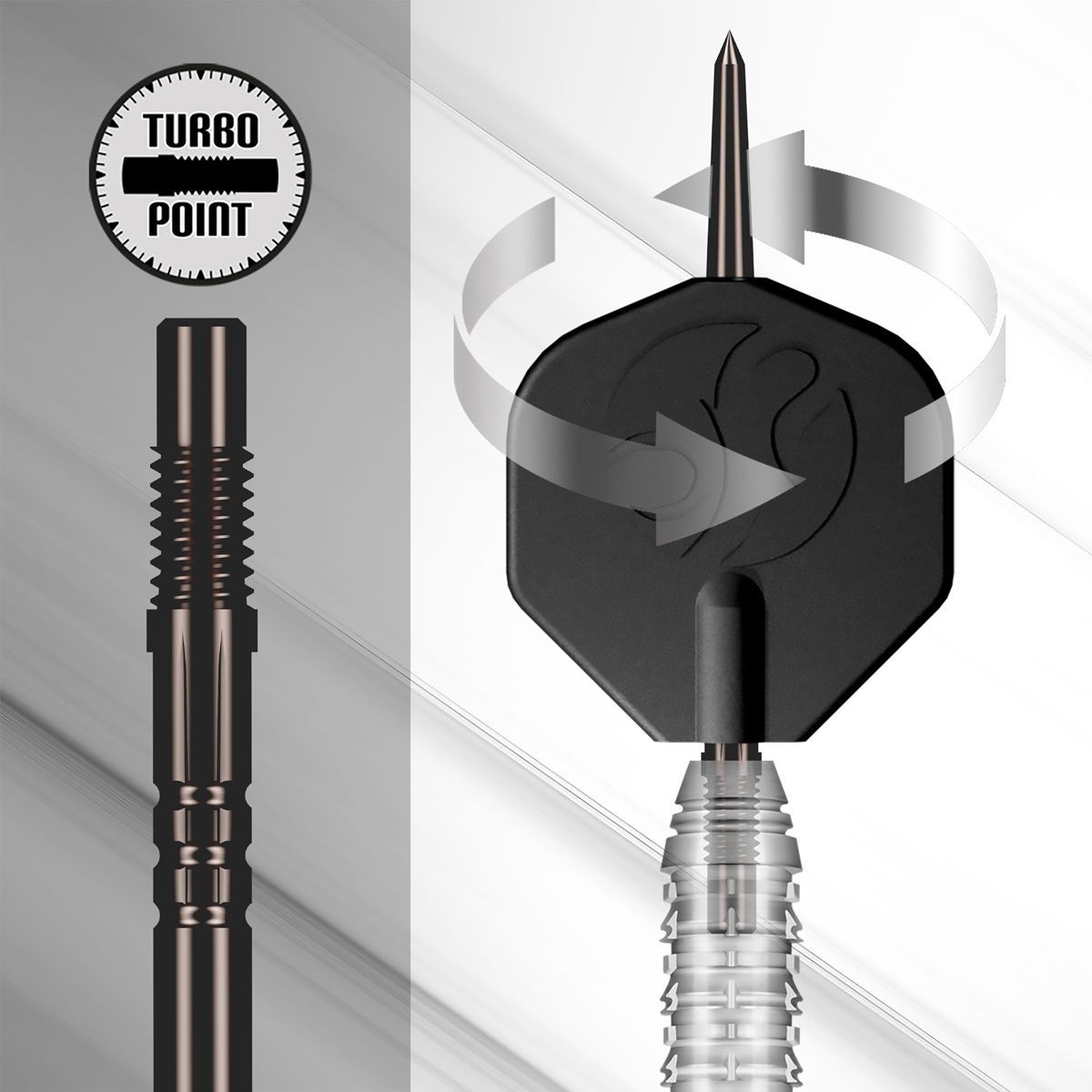 Shot! Turbo Points TP 30/40 mm Gold/Black Wechselspitzen