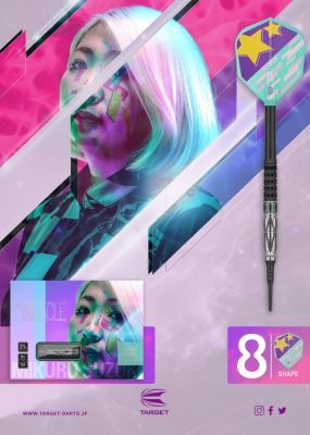 Target Mikuru Suzuki The Miracle Gen 4 G4 95% Softdarts 21 Gram Softdarts