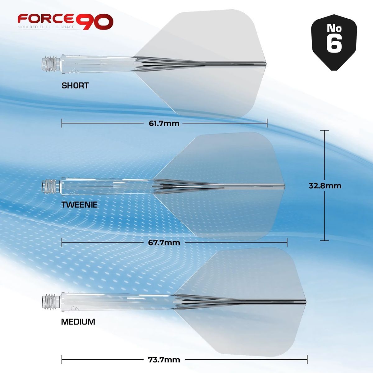Mission Force 90 Shaft/Flight System Shape Shafts
