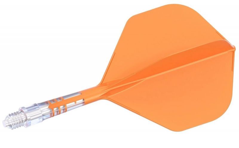 Cuesoul aletta per freccette/Asta ROST T19 Carbon Asta Orange/Bianco Standard Flights