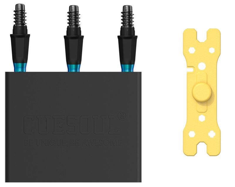 Cuesoul OTO Conversion Points Snake Scales Multi Color No.5 Schraubspitzen Tips