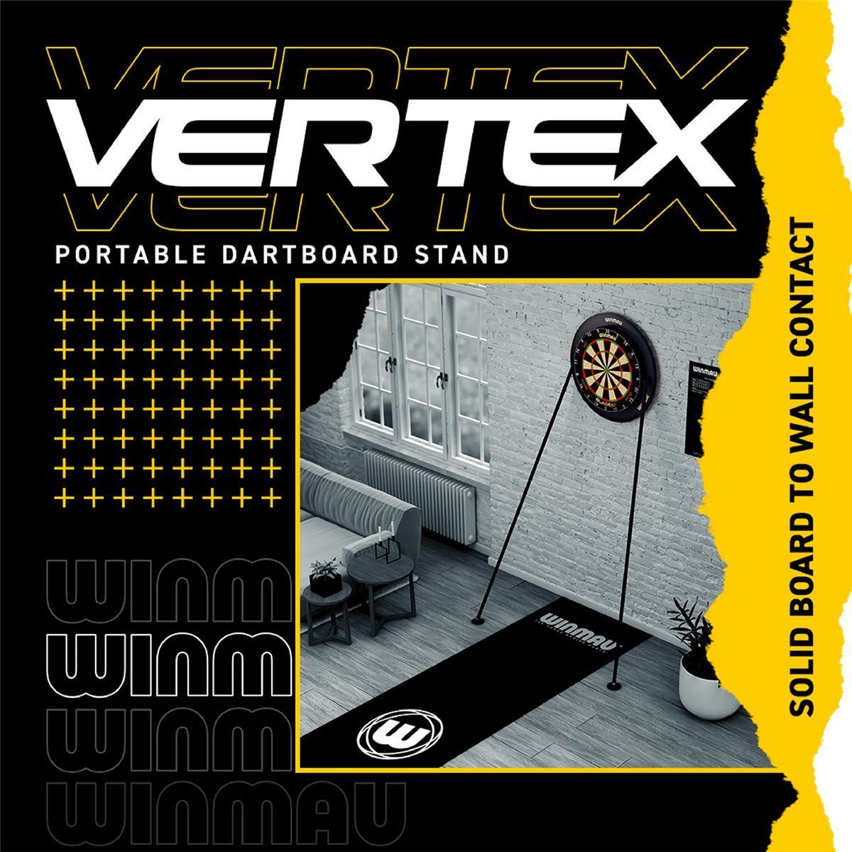 Winmau Dartboardständer Vertex Dartscheibe Ständer