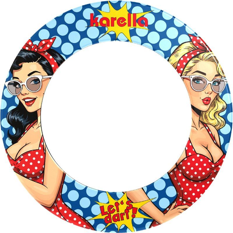 Karella PlayGirl Catchring Surround für Steeldartboards Wandschutz