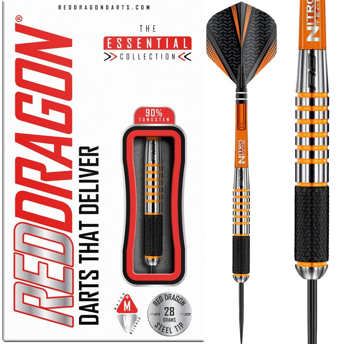 Reddragon Amberjack 9 Steeldart 28 Gramm Steeldarts