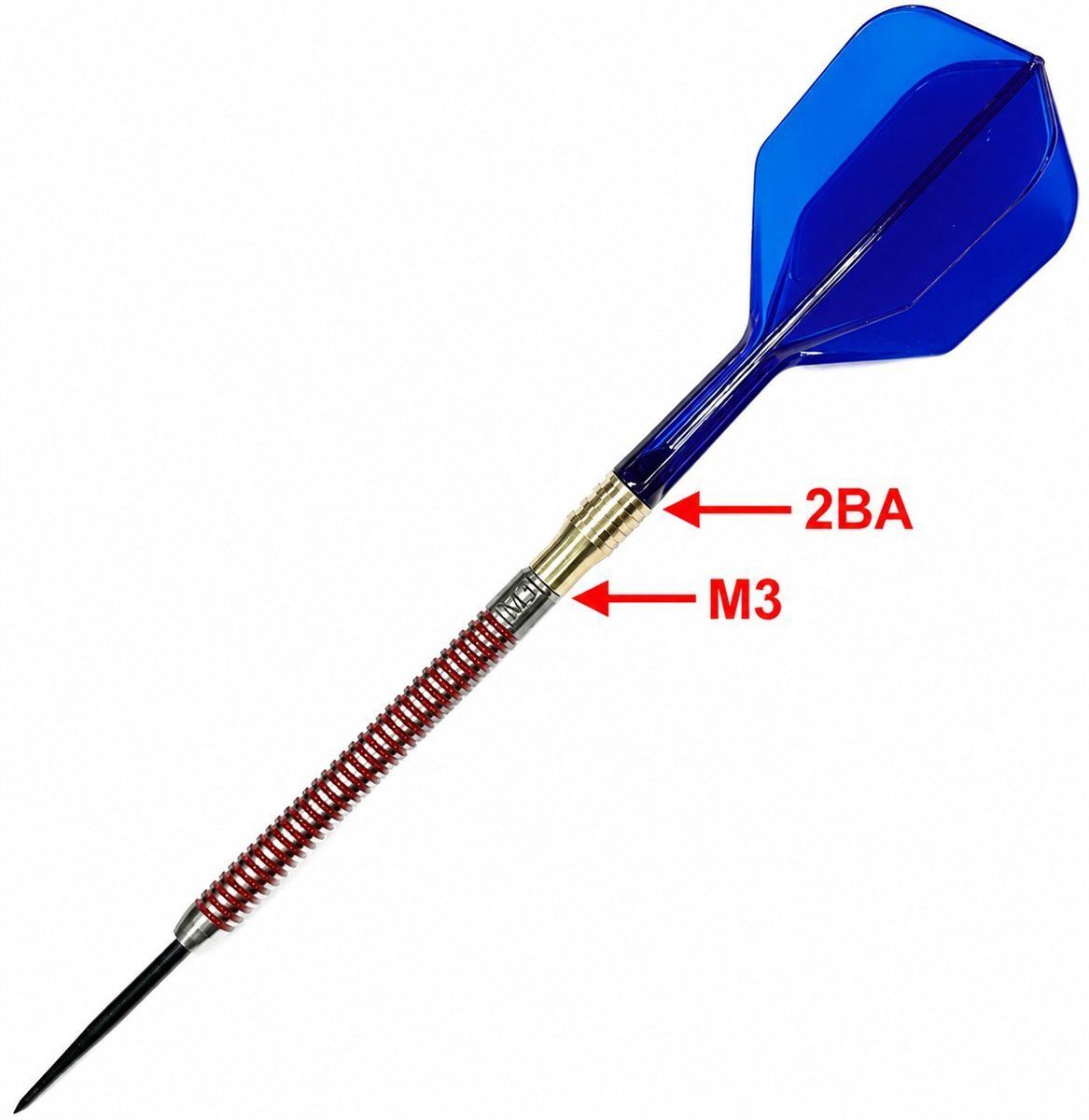 M3/2BA Adapter Light für 2BA Shafts Shafts
