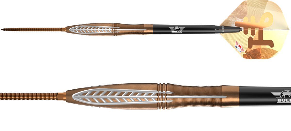 Bull´s Bronzo Flux CP 90% Steeldarts 23/24/25 Gramm Steeldarts