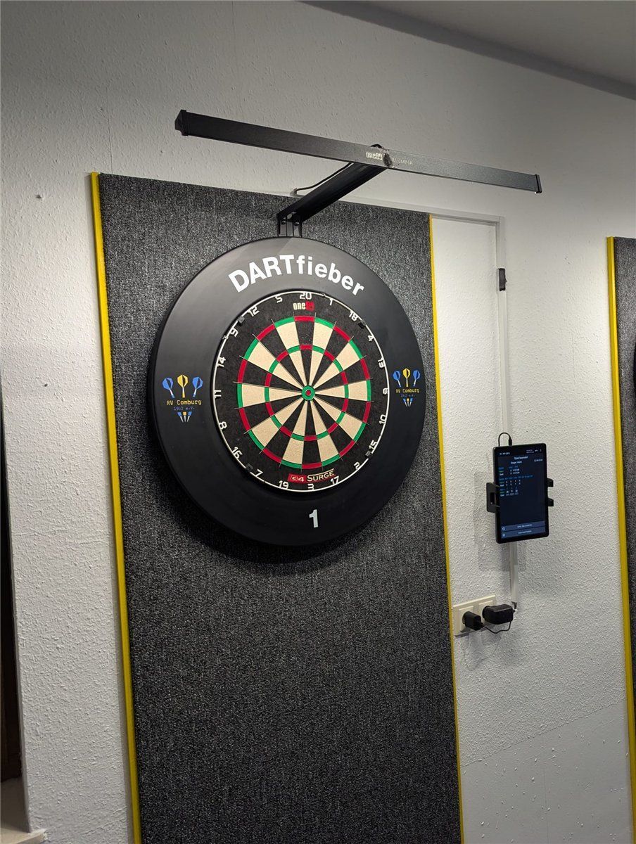 ONE80 Gladiator 4 Surge Dartboard Bristle Board