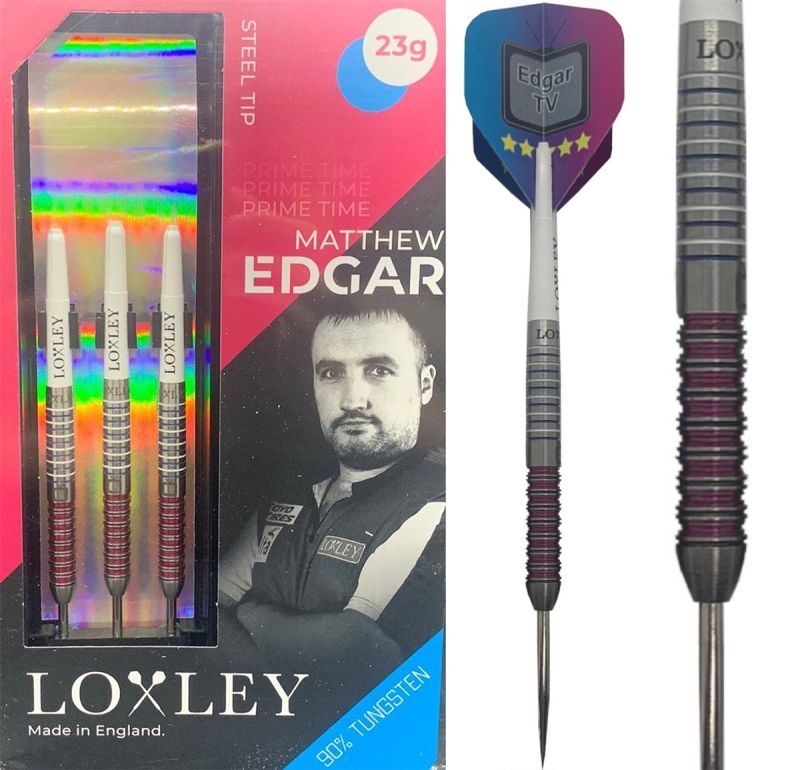 Loxley Steel Dart Pfeile Matthew Edgar 21/23 Gramm Steeldarts