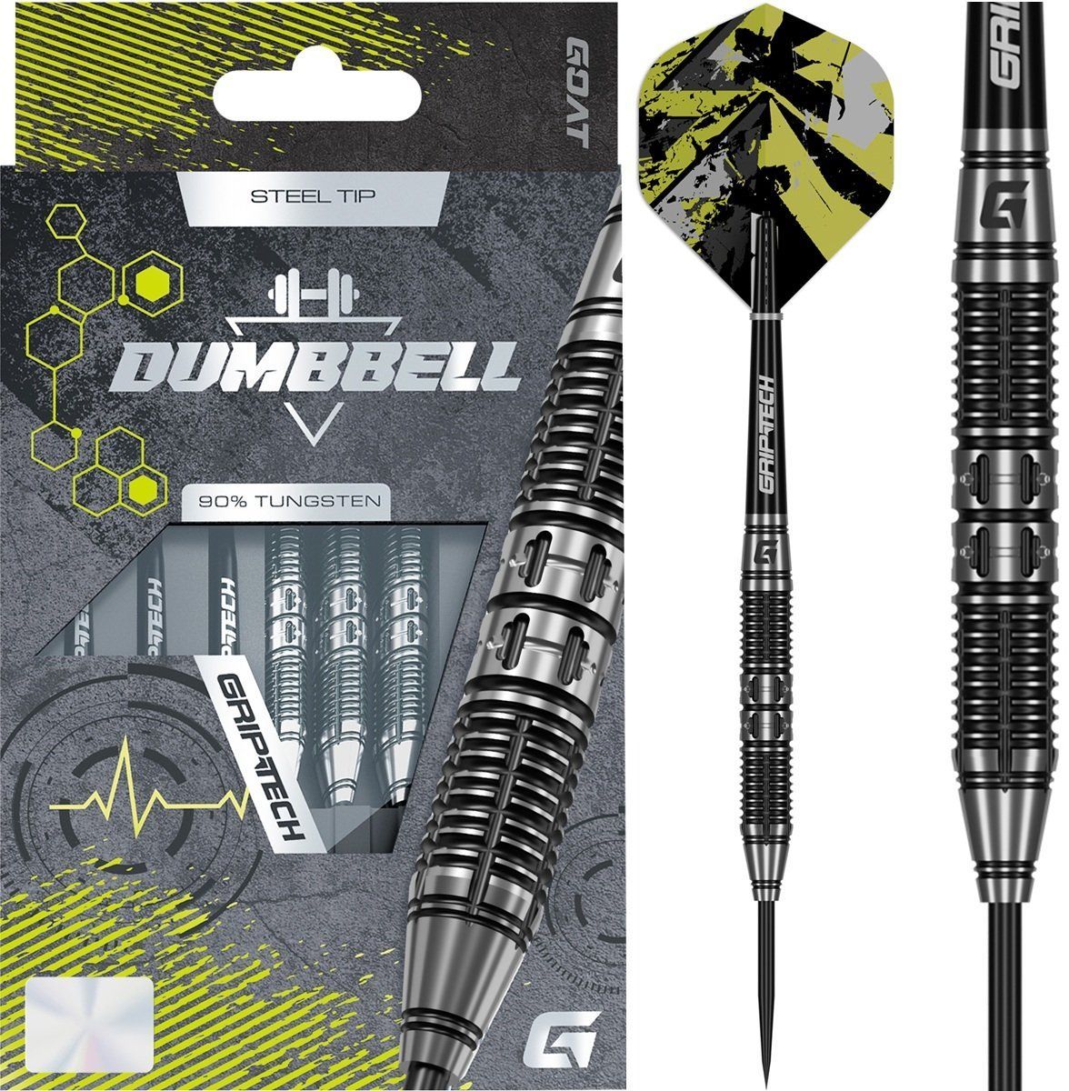 GOAT Dumbbell 90% Steeldarts 26/28/30/32 Gram Steeldarts