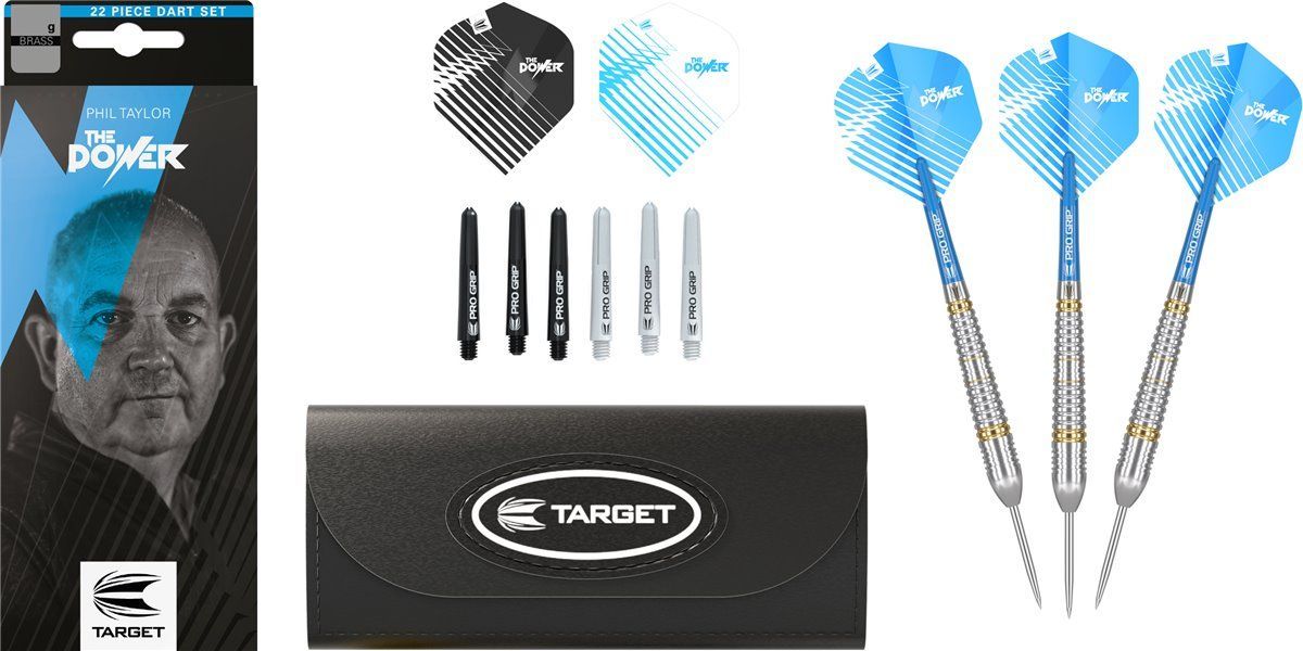 Target PHIL TAYLOR BRASS Steeldart 22 Gramm Steeldarts