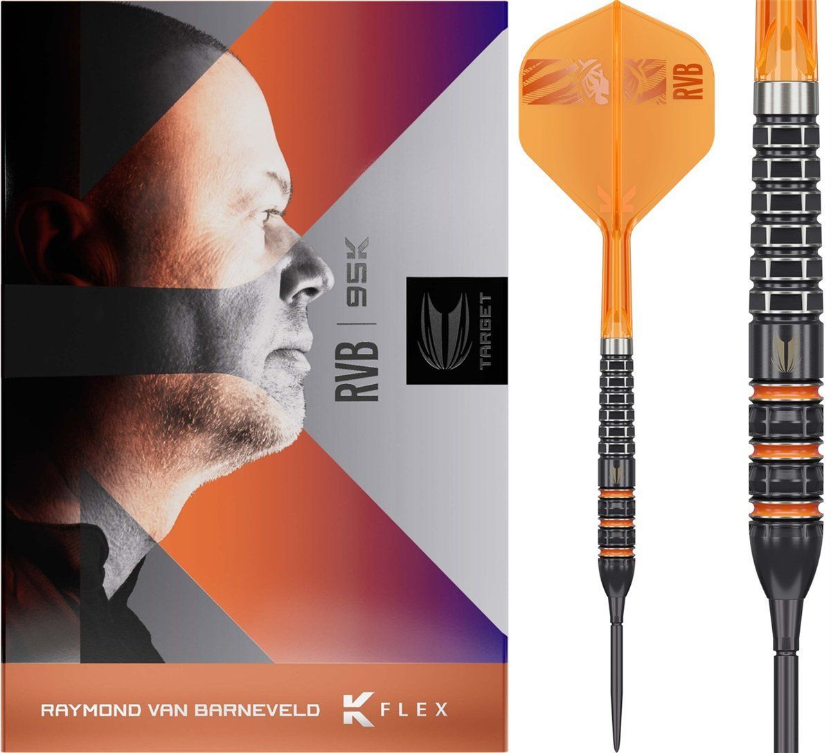 Target Raymond van Barneveld 95K SP 95% Steeldarts 21/23/25 Gram Steeldarts