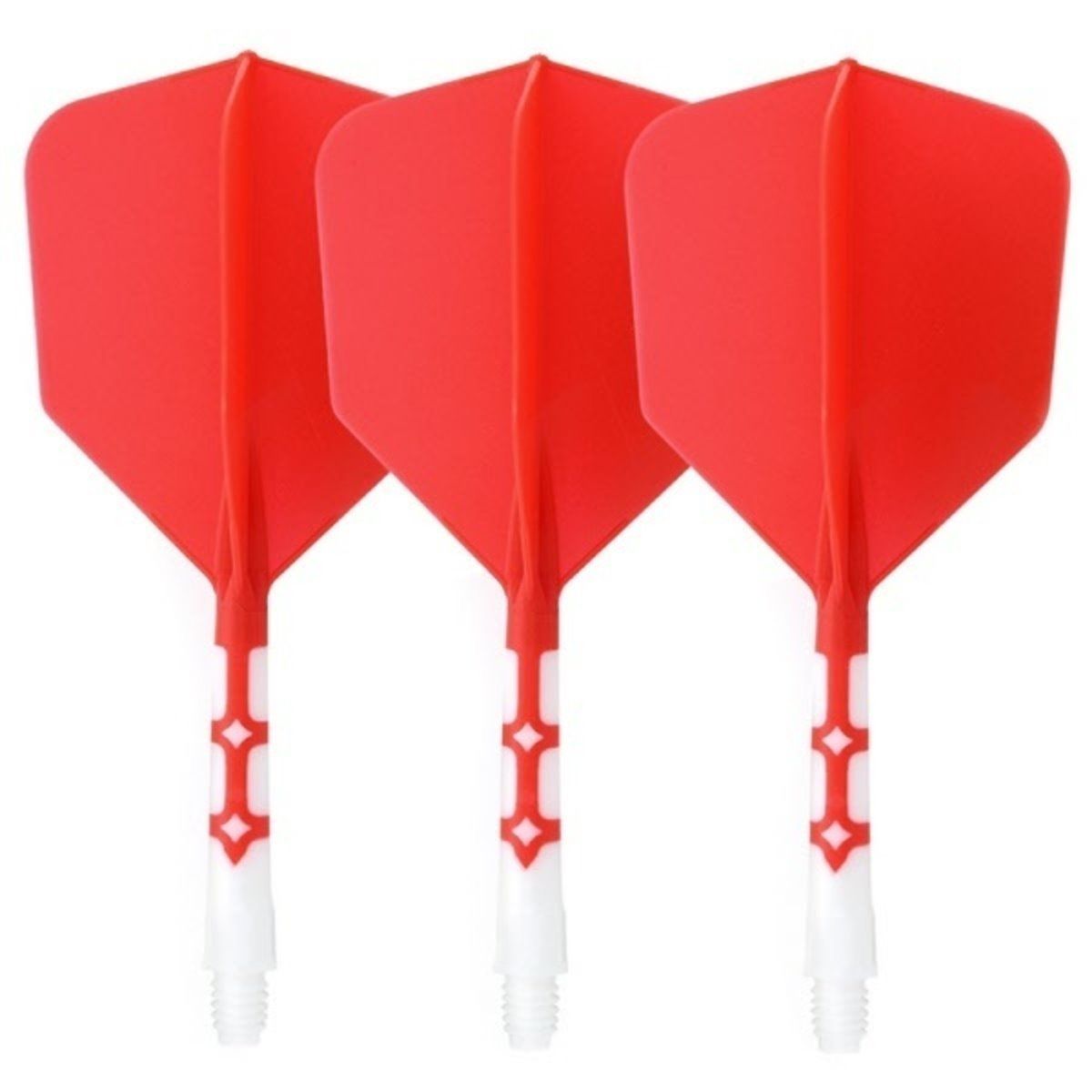 Cuesoul aletta per freccette/Asta ROST T19 Asta Bianco Big Wing Flights