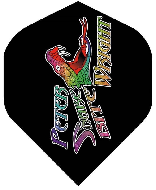RedDragon Dartflight Peter Wright Snake Black Flights