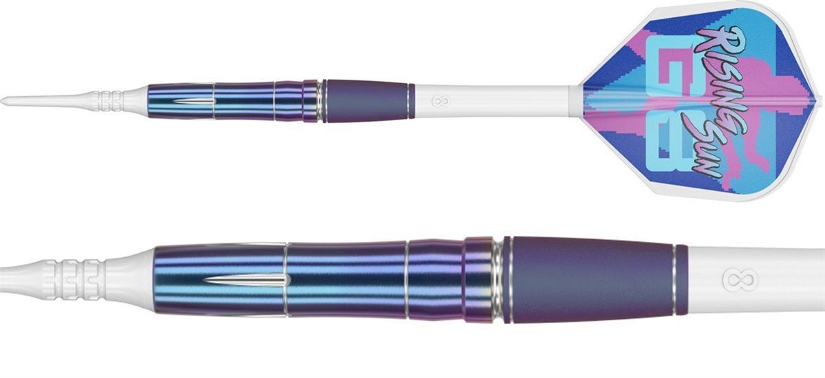 Target Haruki Muramatsu Rising Sun G8 90% 2BA Le mie freccette elettroniche Soft Tip 20 Grammi Softdarts