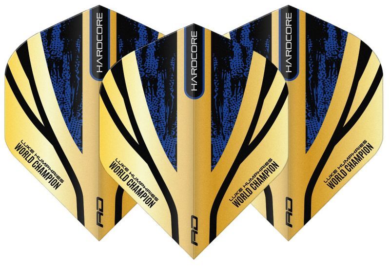 Reddragon Dartflight Gold Hardcore Premium Luke Humphries Standard Flights