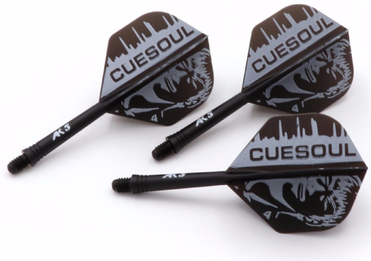 Cuesoul aletta per freccette/Asta AK5 Black Boy Standard No2 Flights