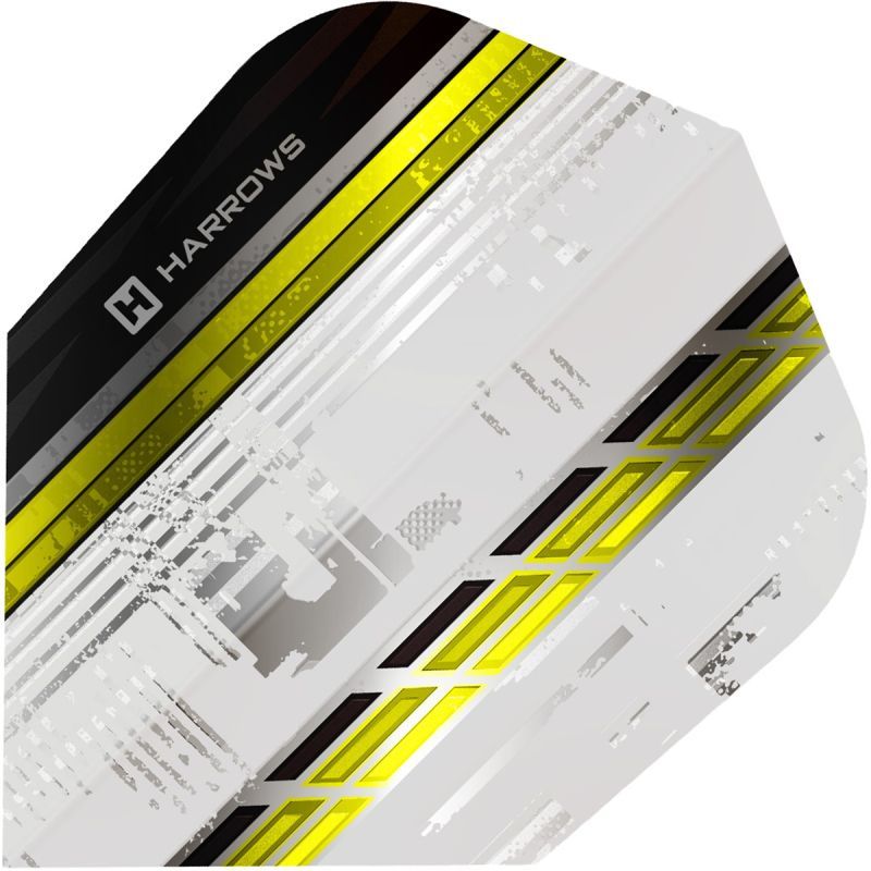Harrows Sporty Yellow Flight Dart Flights No6 Flights