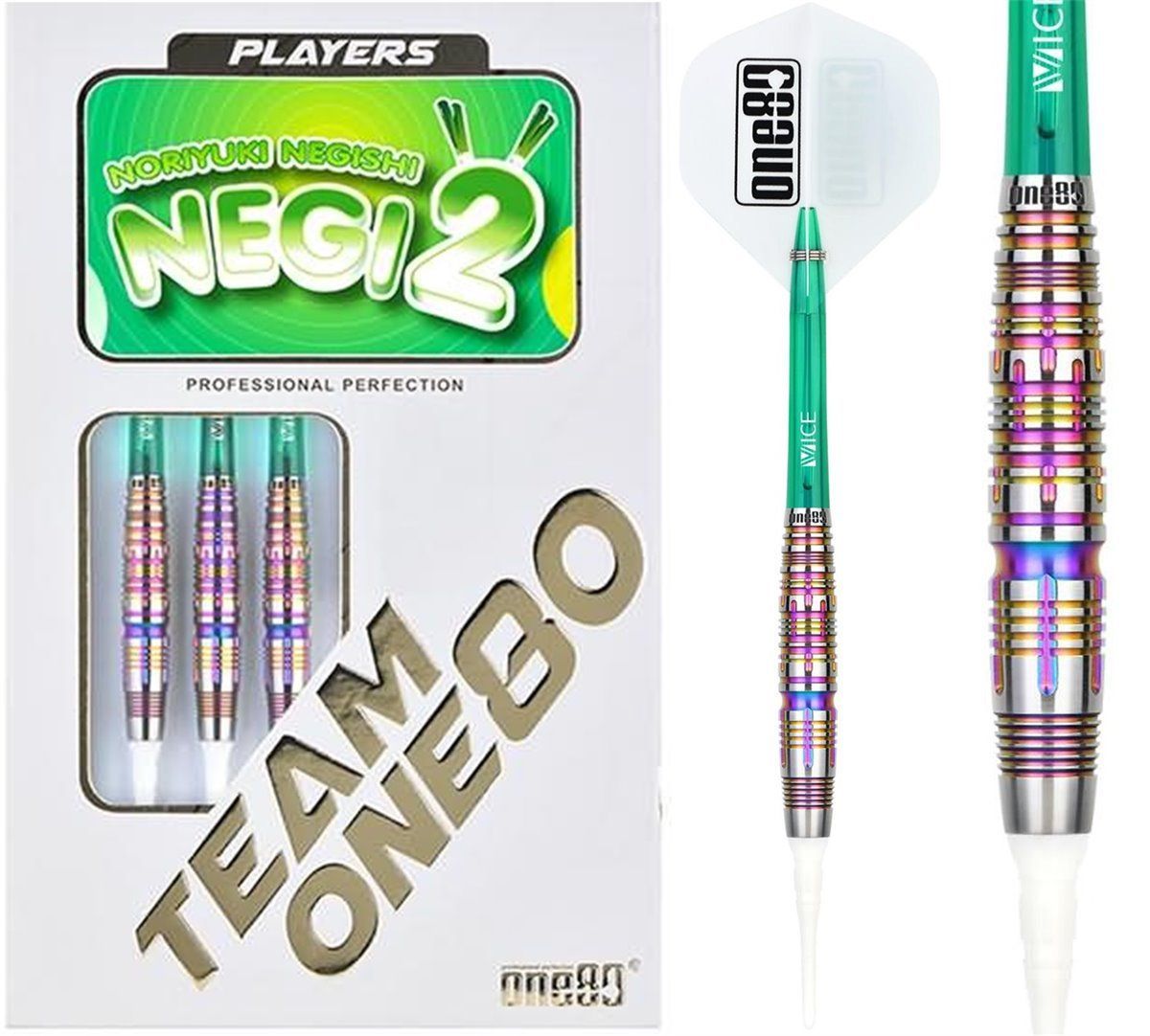 ONE80 Noriyuki Negishi 2 Signature Softdarts 20 Gramm Softdarts