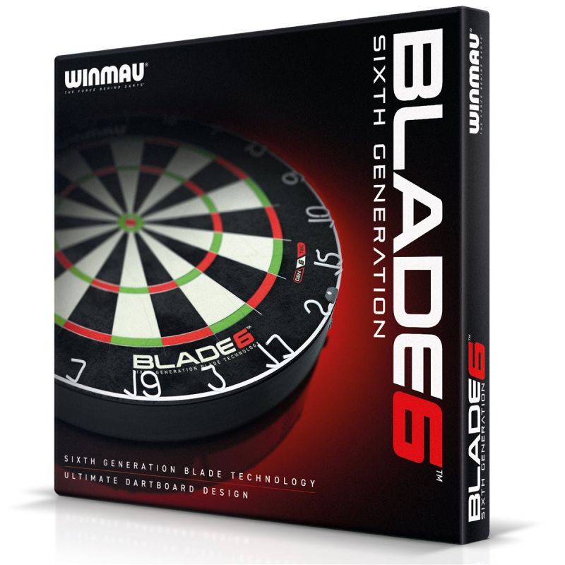 WINMAU Blade 6 Bersaglio da torneo in sisal con sistema Rota-Lock Bristle Board