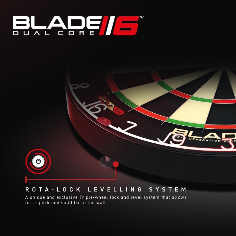 WINMAU Dartboard Blade 6 Dual Core Bristle Board