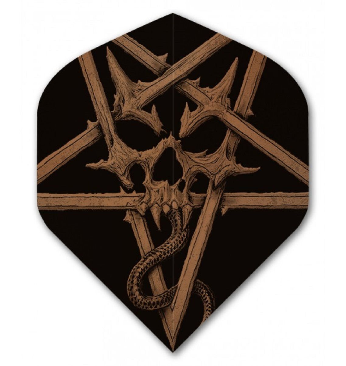 Dart Flights Alchemy Pentacle Skull Flights