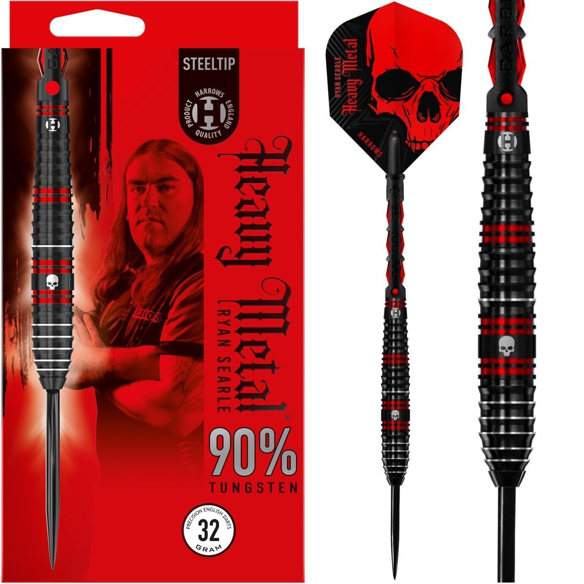 Harrows Ryan Searle 90% Steeldarts 22 Gramm Steeldarts