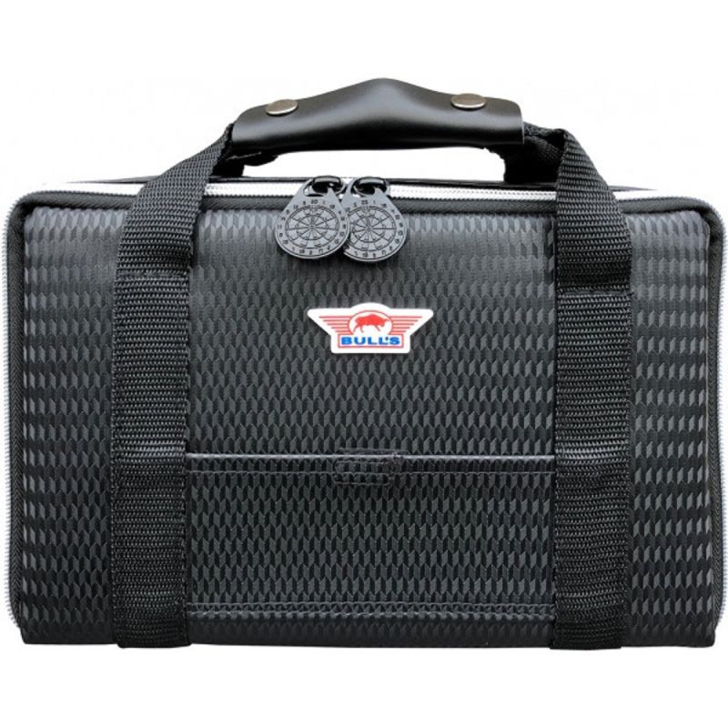 Bull's Dartcase Schwarz Carbon Style Dart Tasche
