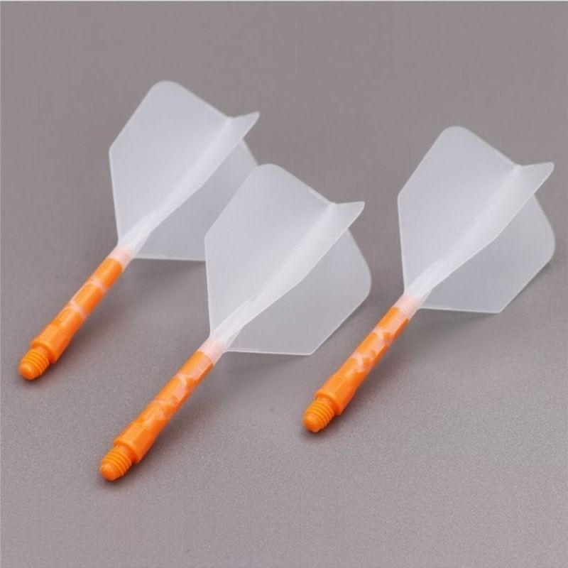 Cuesoul aletta per freccette/Asta ROST T19 Aletta Trasparente Big Wing Flights