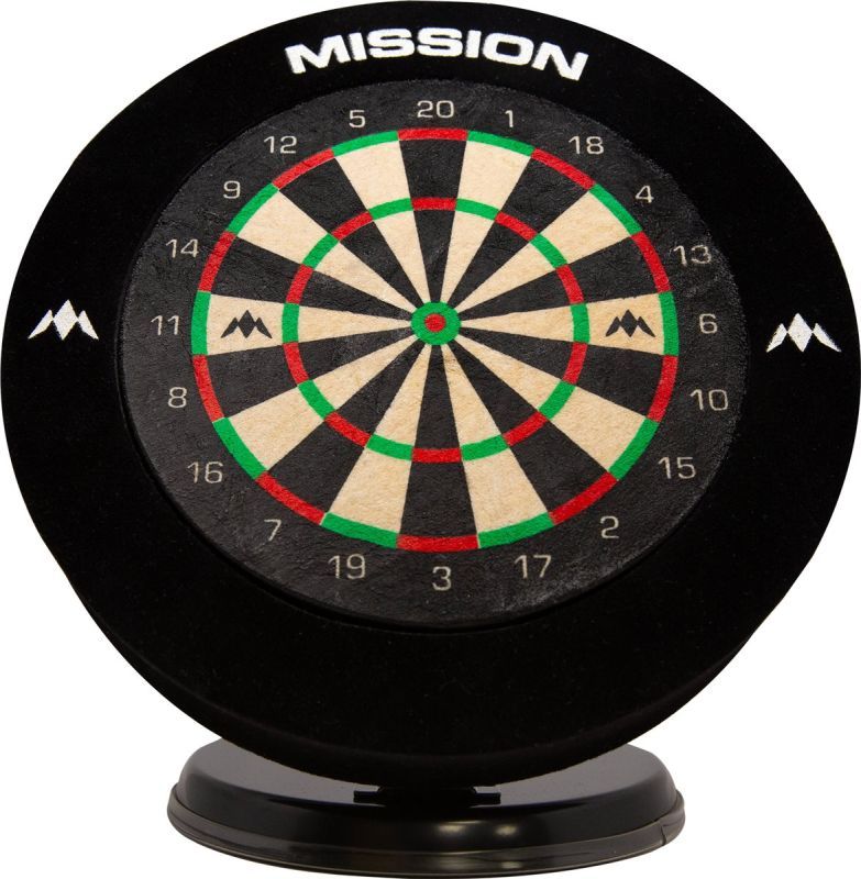 Mission Mini Dartboard inkl. 6 Darts Bristle Board