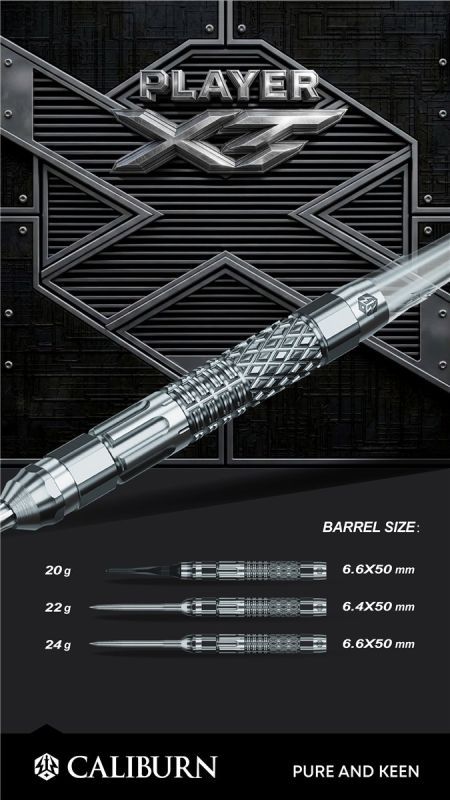 Caliburn Player XT 90% Steeldarts 22/24 Gramm Steeldarts