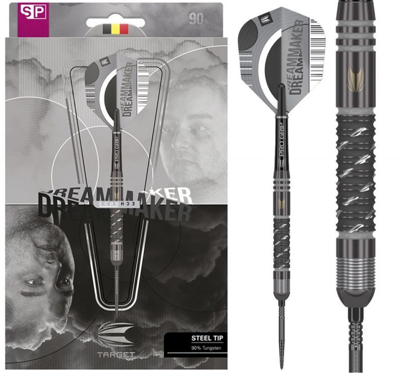 Target Dimitri van den Bergh Echo 90% SP Steeldarts 22/23/24 Gram Steeldarts